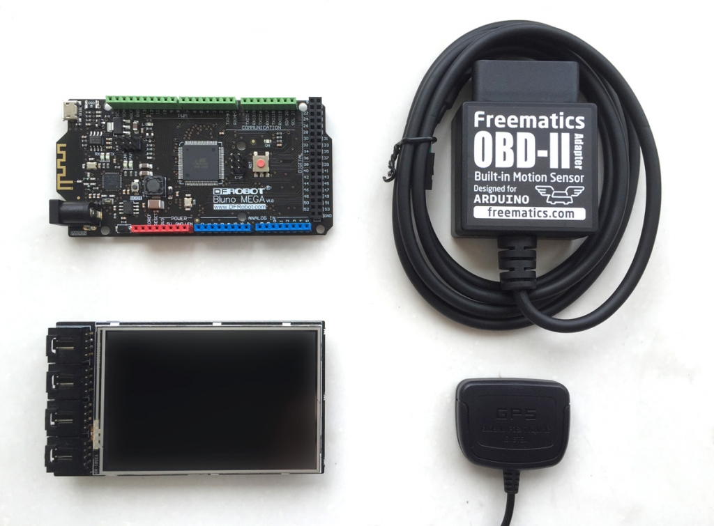 Parts of Advanced Telematics Kit